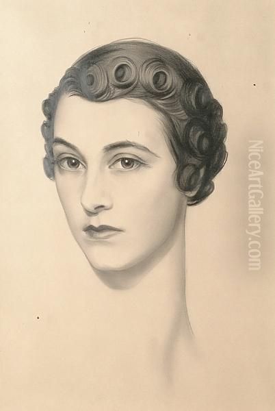 Portrait Of The Duchess Of Westminster Oil Painting by William Acton