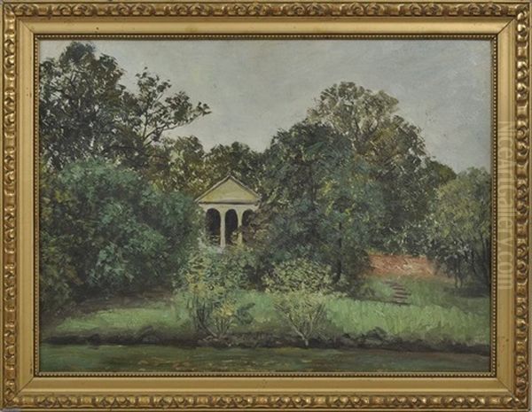 Romisches Haus Im Weimarer Park Oil Painting by Max Asperger