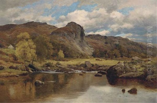 Castle Craig, St. John's In The Vale, Near Keswick Oil Painting by Reginald Aspinwall