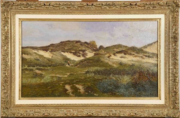 Paysage De Dunes Oil Painting by Alphonse Asselbergs