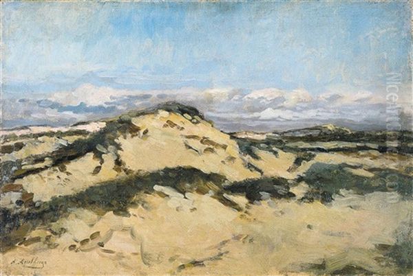 Duinen Oil Painting by Alphonse Asselbergs