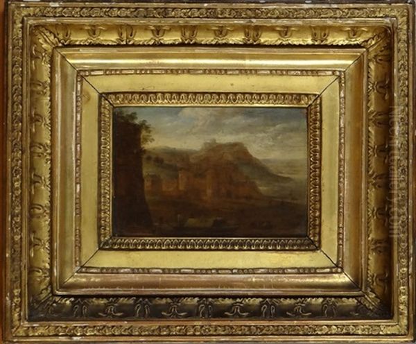 Paysage A/ Forteresse Animee Oil Painting by Jan Asselijn