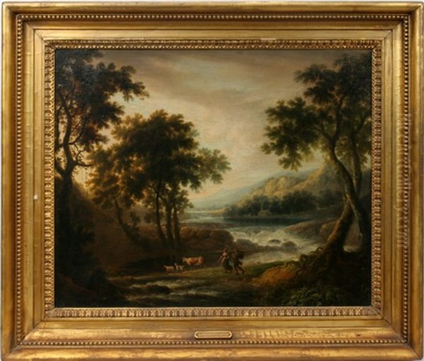 Italian Landscape Oil Painting by Jan Asselijn