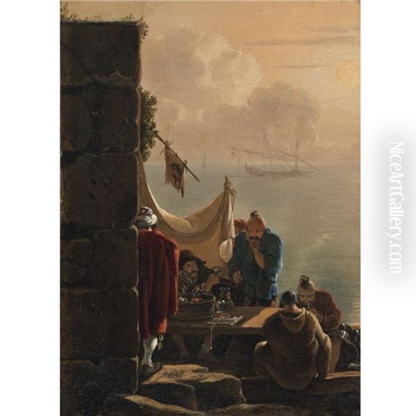 Anatolian Pirates Oil Painting by Jan Asselijn