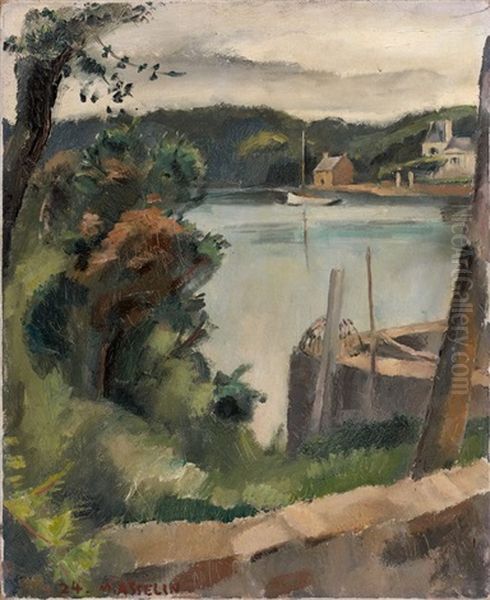 Berges De Lac Oil Painting by Maurice Asselin