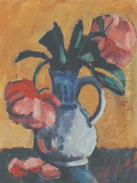 Blumenstilleben Oil Painting by Maurice Asselin