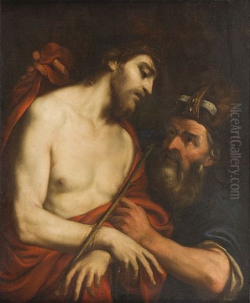 Christ Before Caiaphas Oil Painting by Gioacchino Assereto