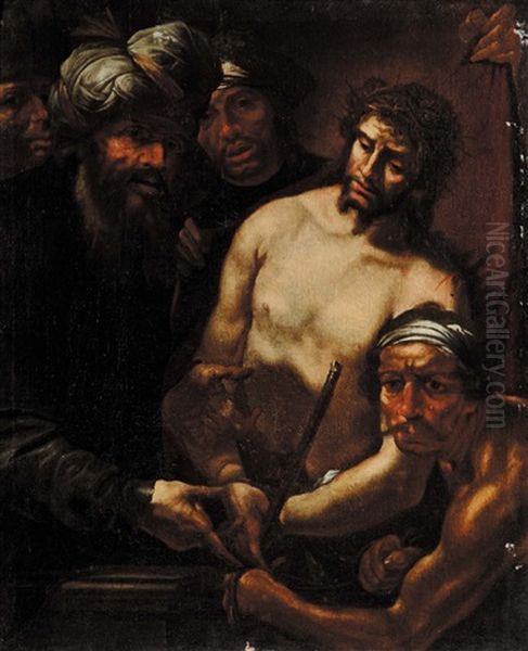 Ecce Homo Oil Painting by Gioacchino Assereto