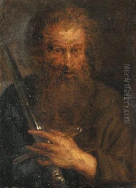 Saint Paul Oil Painting by Gioacchino Assereto