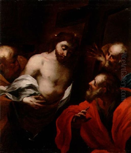 The Incredulity Of Saint Thomas Oil Painting by Gioacchino Assereto