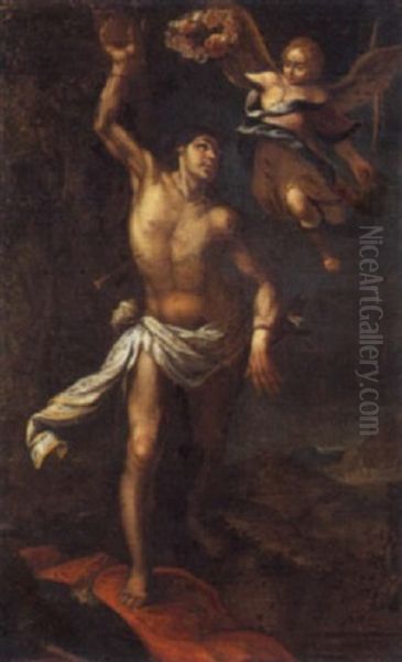 San Sebastiano Oil Painting by Gioacchino Assereto