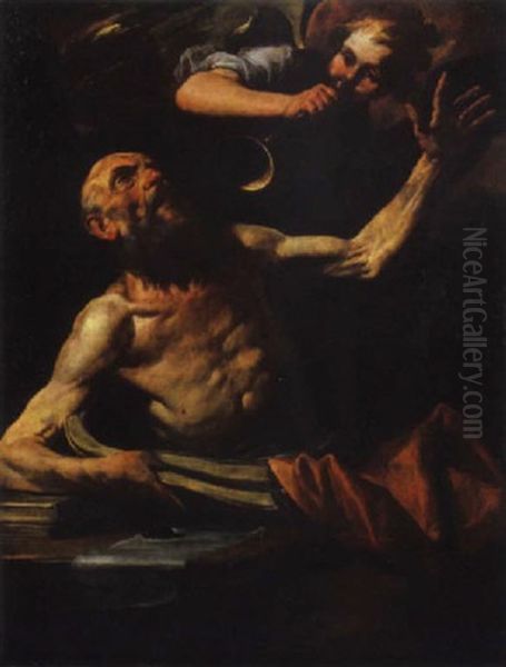 San Girolamo Oil Painting by Gioacchino Assereto