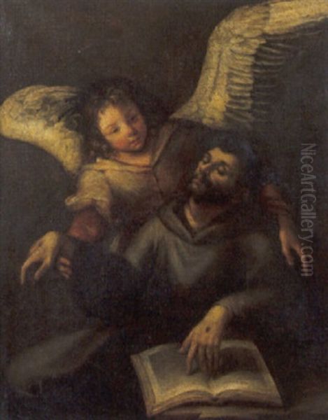 Estasi Di San Francesco Oil Painting by Gioacchino Assereto