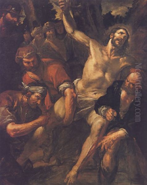 The Martyrdom Of Saint Bartholomew Oil Painting by Gioacchino Assereto