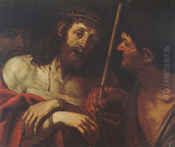 The Mocking Of Christ Oil Painting by Gioacchino Assereto