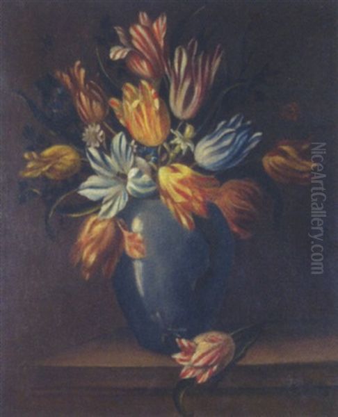 Tulpenstilleben Oil Painting by Bartholomeus Assteyn