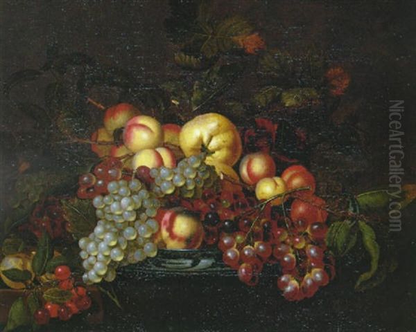 Nature Morte Aux Fruits Oil Painting by Bartholomeus Assteyn