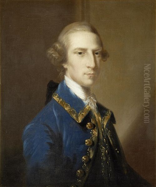 Portrait Of Tyringham Backwell Oil Painting by John Astley