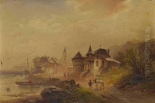 Franzosische Kuste Oil Painting by Nicolai Von Astudin