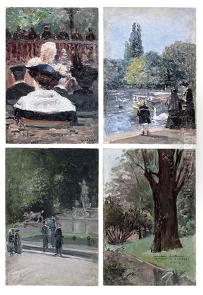 Quatre Scenes De La Vie Parisienne by Enrique Atalaya