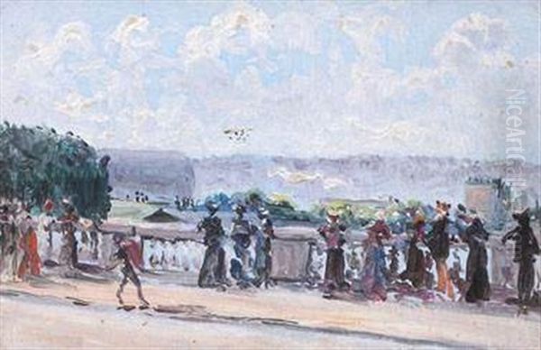 Le Luxembourg Oil Painting by Enrique Atalaya