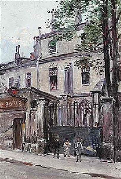 Vista De Paris Oil Painting by Enrique Atalaya