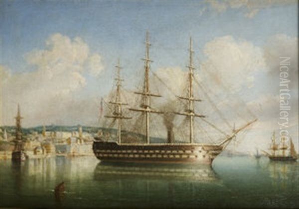 Conquerer Off Queenstown Oil Painting by George Atkinson