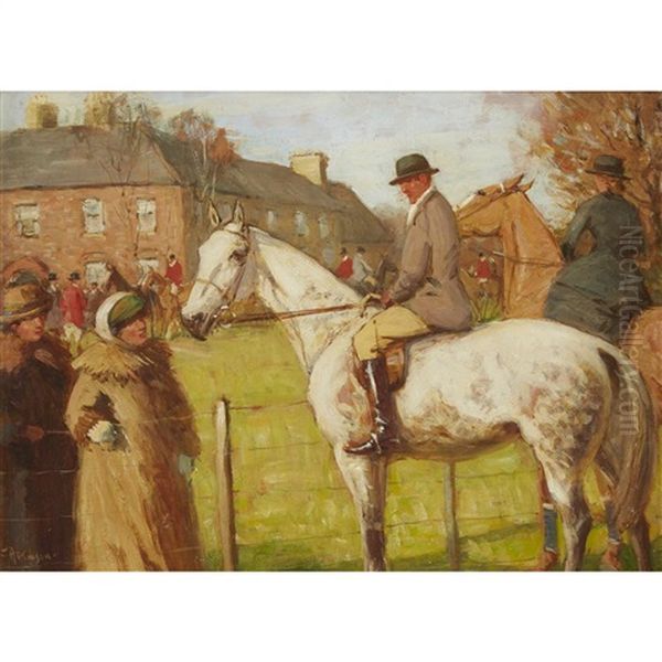 Northern Meet - Carlisle Oil Painting by John Atkinson