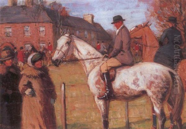 Lord Glenaby - Northern Meet Carlisle Oil Painting by John Atkinson