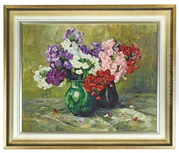 Blumenstillleben Oil Painting by Elisabeth Jordis Grafin von Attems