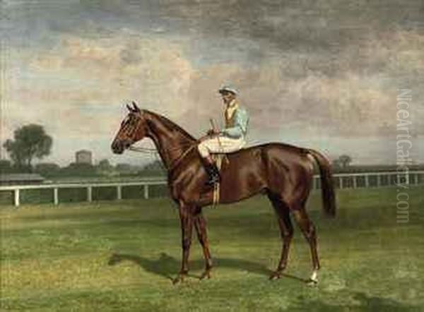 Prince And Jockey Pretzner Oil Painting by Emil Adam