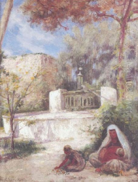 Tunis Oil Painting by Albert Aublet