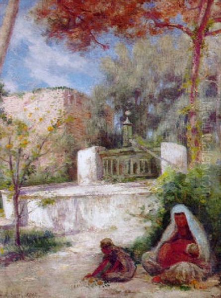 Tunis Oil Painting by Albert Aublet