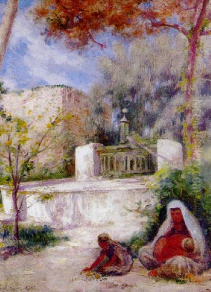 Tunis Oil Painting by Albert Aublet