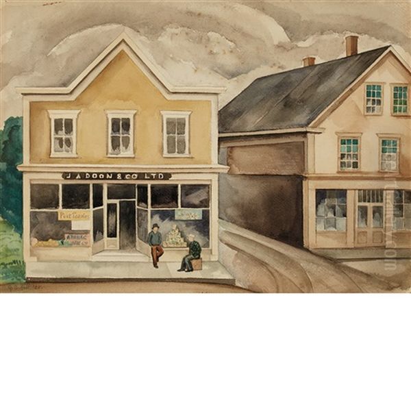 J. A. Doon & Co Oil Painting by George Copeland Ault