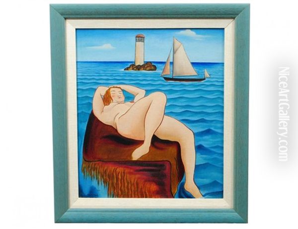 Birth Of Venus Oil Painting by George Copeland Ault