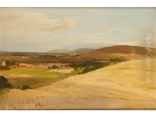 The South Downs Oil Painting by James Aumonier