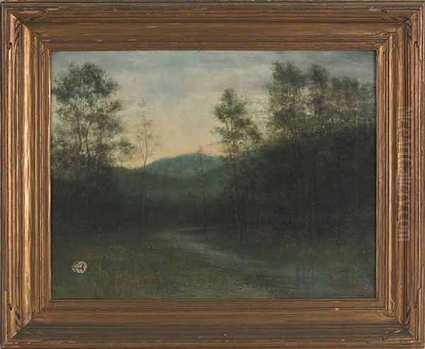 Frush Valley Creek Near Reading Pennsylvania Oil Painting by Ben Austrian