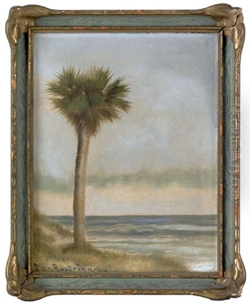 Untitled (florida Landscape) Oil Painting by Ben Austrian