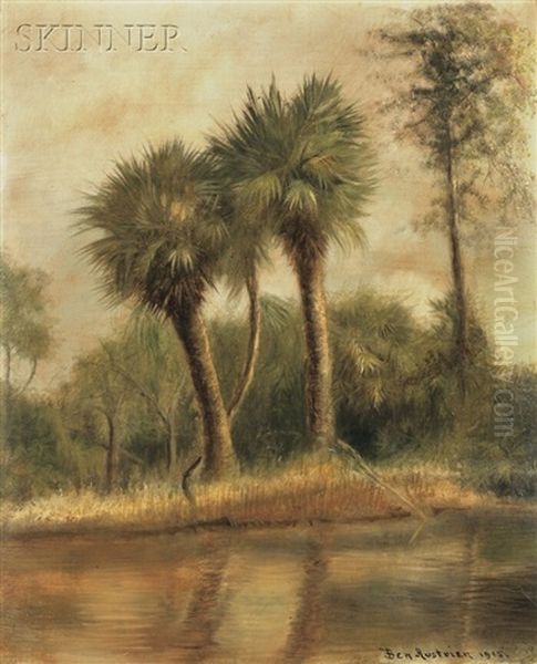 Florida View Oil Painting by Ben Austrian