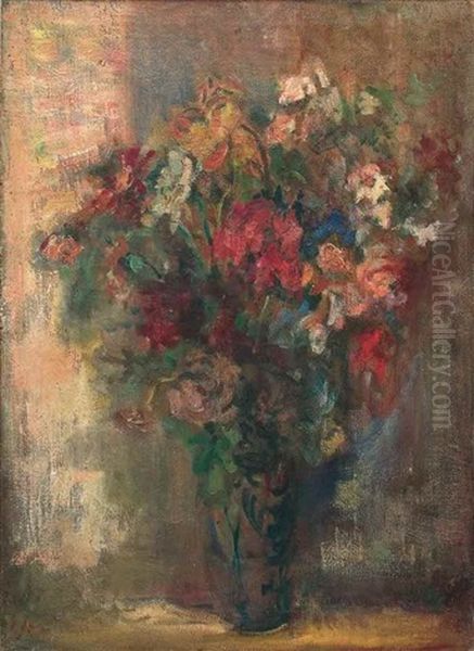 Still Life With Flowers by Aharon Avni