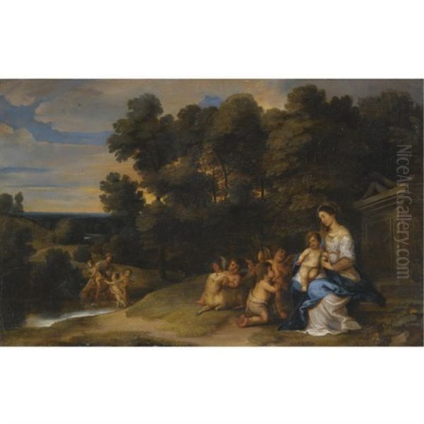 The Rest On The Flight To Egypt Oil Painting by Peeter Van Avont