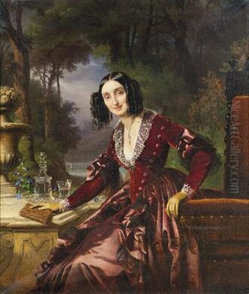 Ritratto Di Luisa D'azeglio Oil Painting by Massimo D' Azeglio