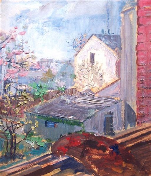 Palette By The Window, Lviv Oil Painting by Mykola Azovsky