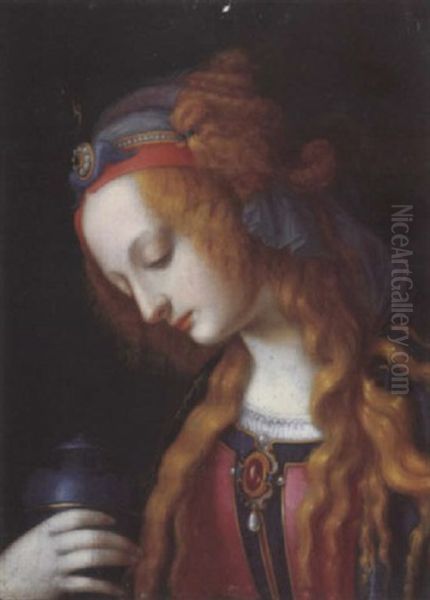 Saint Mary Magdalene Oil Painting by  Bacchiacca