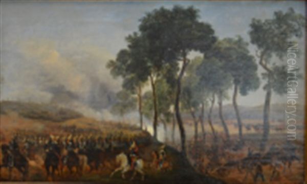 Petite Guerre A Monchy, Duc D'orleans, Compiegne by Prosper Baccuet