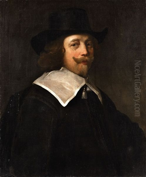 Portrait Of Cornelis De Graeff Oil Painting by Jacob Adriaensz de Backer