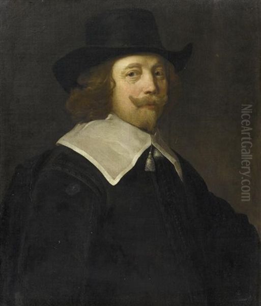 Bildnis Des Cornelis De Graeff Oil Painting by Jacob Adriaensz de Backer