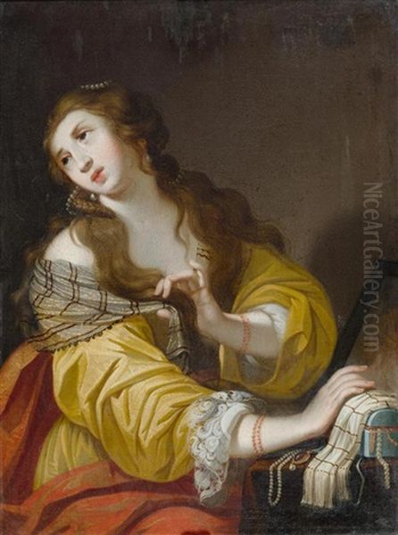 Bildnis Der Heiligen Magdalena Oil Painting by Jacob Adriaensz de Backer