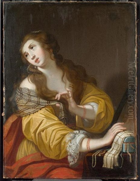 Bildnis Der Heiligen Magdalena Oil Painting by Jacob Adriaensz de Backer